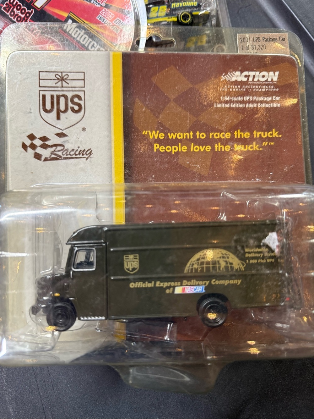 Die cast UPS truck